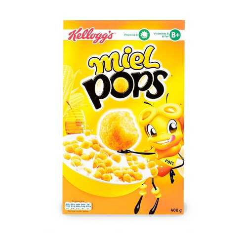 Готовый завтрак Miel Pops медовые шарики, Kellogg's, 400 г, Франция в Верный