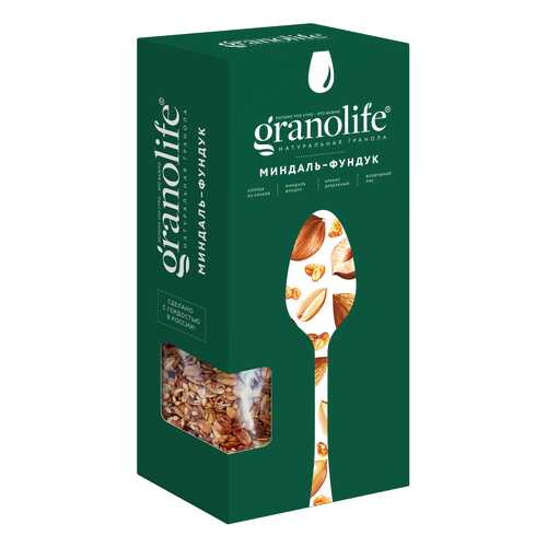 Гранола Granolife миндаль-фундук 200 г в Верный