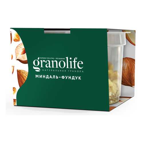 Гранола Granolife миндаль-фундук 60 г в Верный