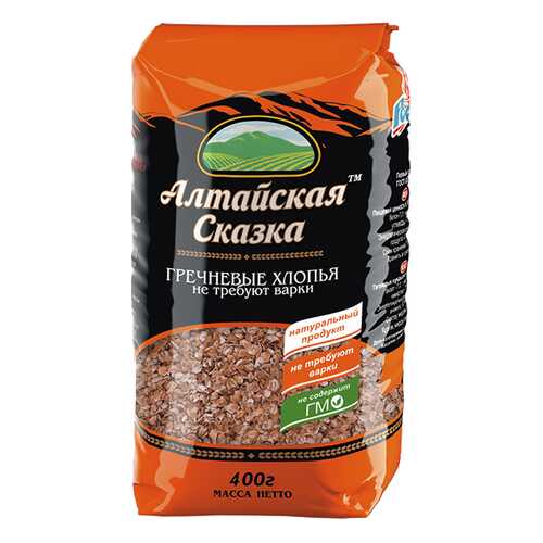 Хлопья Алтайская сказка гречневые 400 г в Верный
