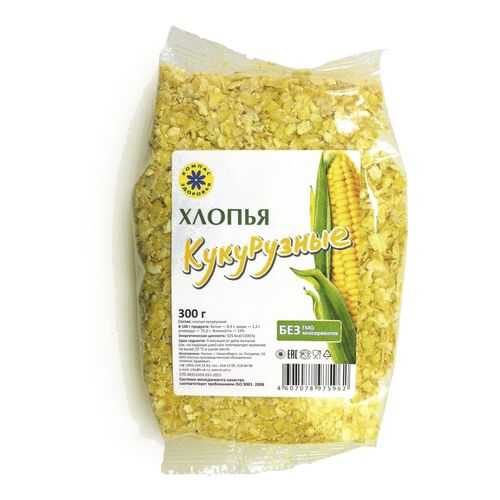 Хлопья кукурузные Компас Здоровья 300 г в Верный