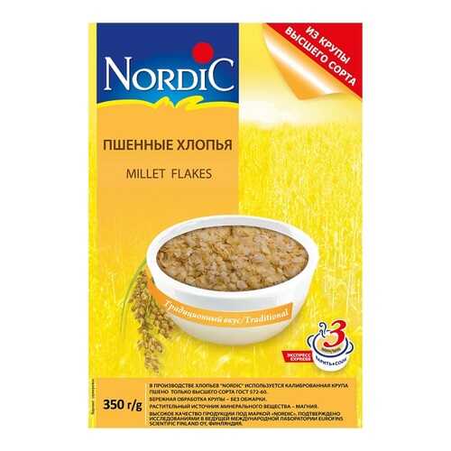 Хлопья Nordic пшенные 350 г в Верный