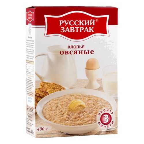 Хлопья овсяные Русский завтрак 400 г в Верный