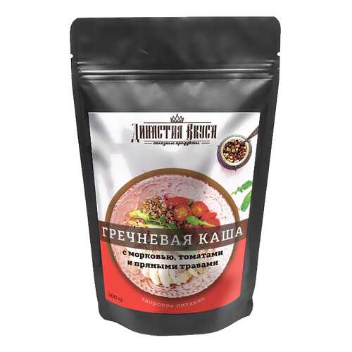 Каша гречневая Династия Вкуса с морковью томатами и пряными травами в Верный
