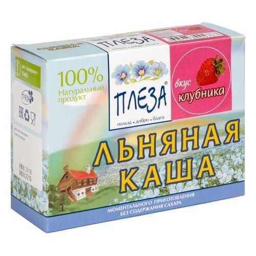 Каша льняная Плеза вкус клубника 200 г в Верный