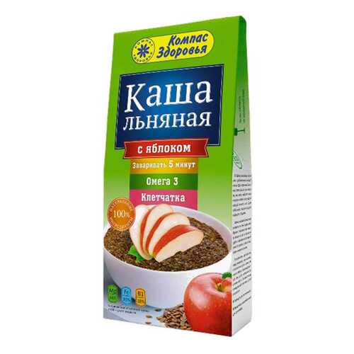 Каша Льняная с яблоком Компас здоровья 250 г в Верный