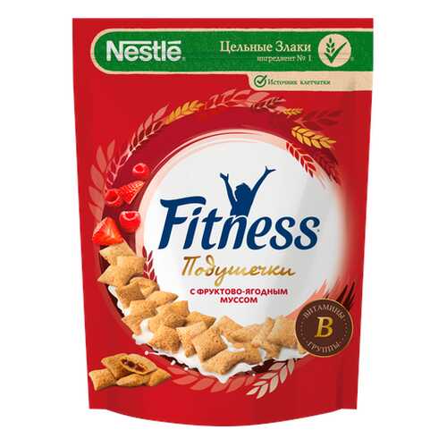 Подушечки Fitness мультизлаковые с фруктово-ягодным муссом в Верный