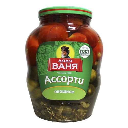 Ассорти Дядя Ваня помидоры и огурцы 1800г в Верный