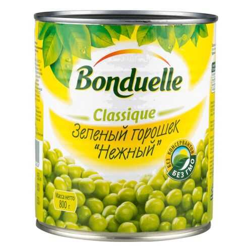 Горошек зеленый Bonduelle classique нежный 800 г в Верный