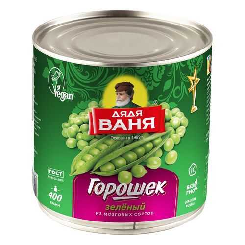 Горошек зеленый Дядя Ваня из мозговых сортов 425 мл в Верный