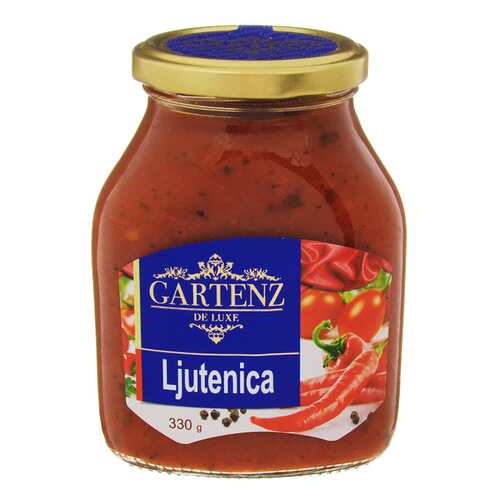 Икра «Лютеница», Gartenz de Luxe, 330 г, Республика Сербия в Верный