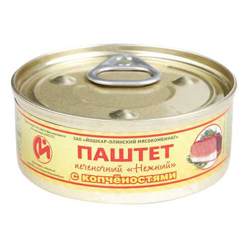 Консервы мясные ЙОМ паштет печеночный с копченостями №1 с ключом 100 г в Верный