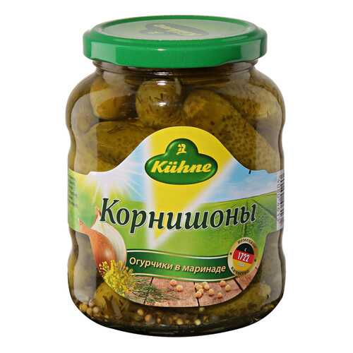 Корнишоны Kuhne в маринаде консервированные 330 г Германия в Верный