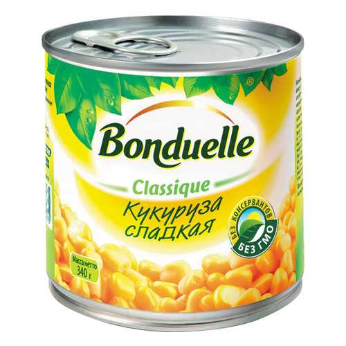 Кукуруза Bonduelle сладкая консервированная 340г Россия в Верный