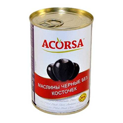 Маслины Acorsa крупные без косточки 425 г в Верный