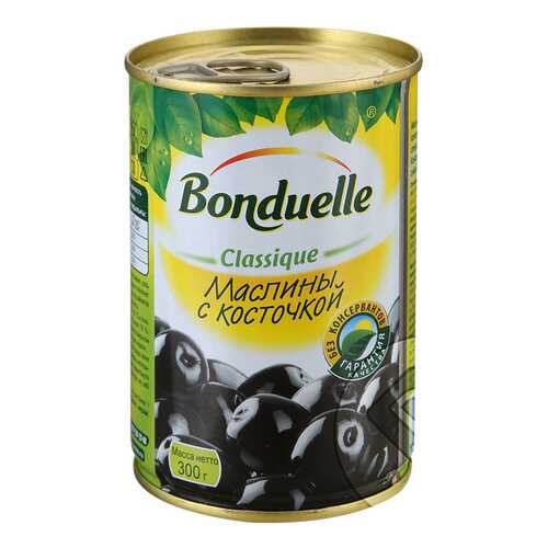 Маслины Bonduelle с косточкой 300 г в Верный