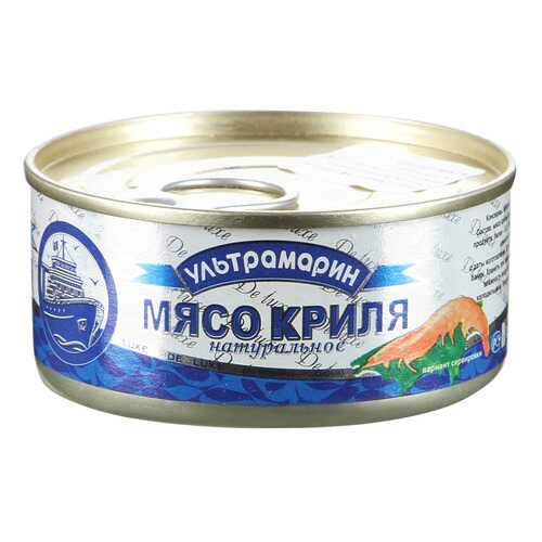 Мясо криля Ультрамарин натуральное из мороженного сырья 105 г в Верный