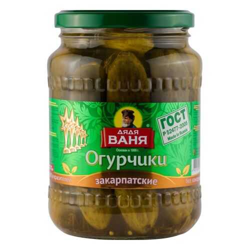 Огурчики закарпатские Дядя Ваня 680 г в Верный