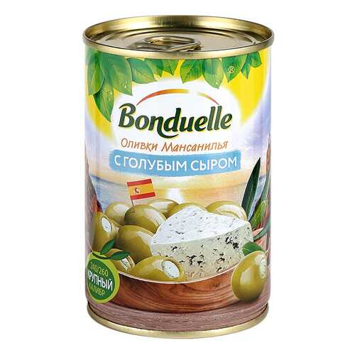 Оливки Bonduelle мансанилья с голубым сыром 314 л в Верный