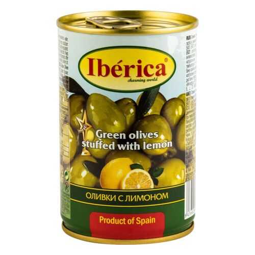 Оливки Iberica с лимоном 300 г в Верный