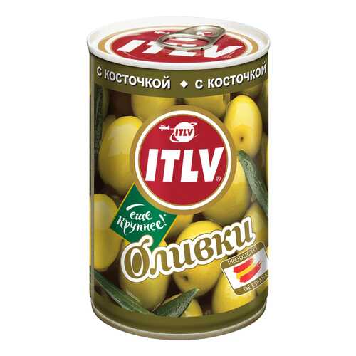 Оливки ITLV с косточкой 300 г в Верный