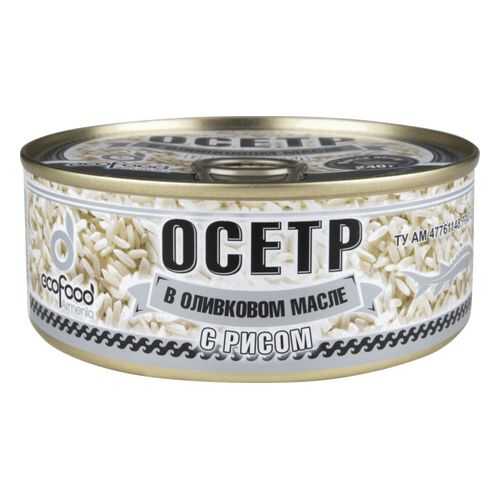 Осетр с рисом Ecofood Armenia в оливковом масле 240 г в Верный