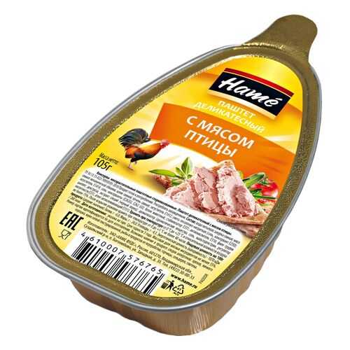 Паштет Hame Деликатесный из мяса птицы 105г в Верный