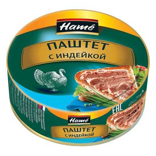 Паштет Hame с индейкой 250 г в Верный