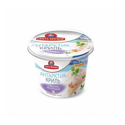 Паста Санта Бремор из морепродуктов антарктик криль сливочно-чесночный 150 г в Верный