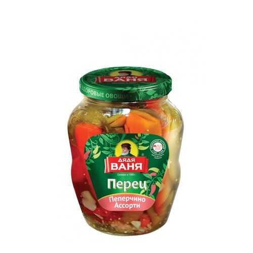 Перец Дядя Ваня пеперчино ассорти маринованный 680 г в Верный