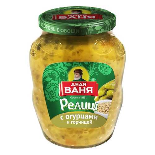 Релиш Дядя Ваня с огурцами и горчицей 350 г в Верный
