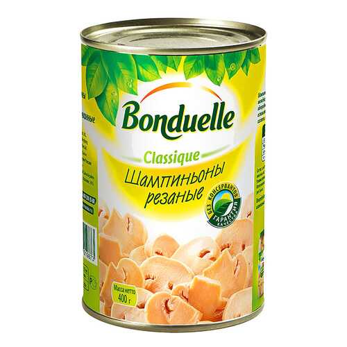 Шампиньоны Bonduelle резаные 400 г в Верный