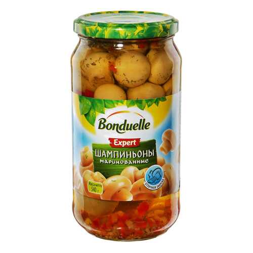Шампиньоны целые маринованные Bonduelle 540г Польша в Верный