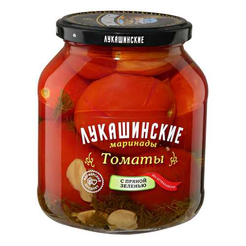 Томаты Лукашинские по-астрахански с пряной зеленью 670г в Верный