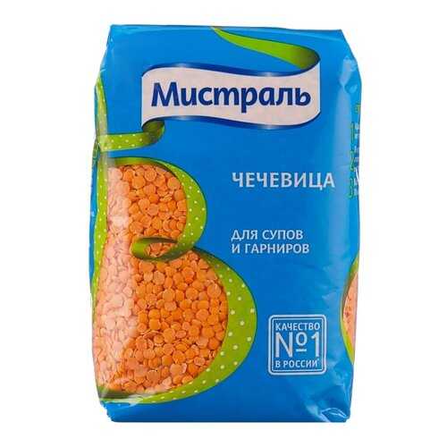 Чечевица Мистраль красная колотая для супов и гарниров 450 г в Верный