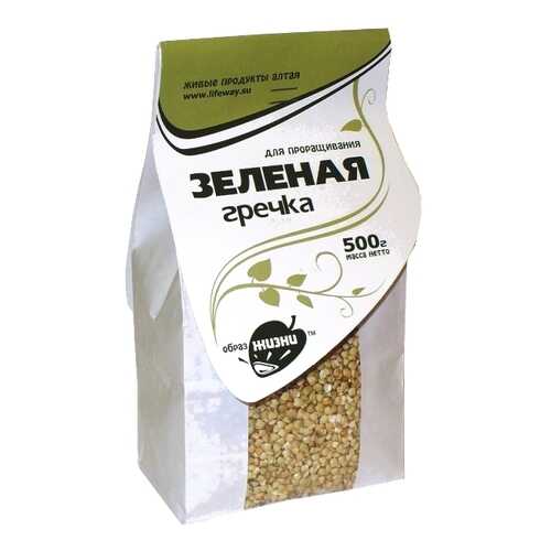 Гречка Образ жизни зеленая 500 г в Верный