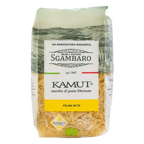 Изделия макаронные Sgambaro Bio Kamut Филини №35 250 г в Верный