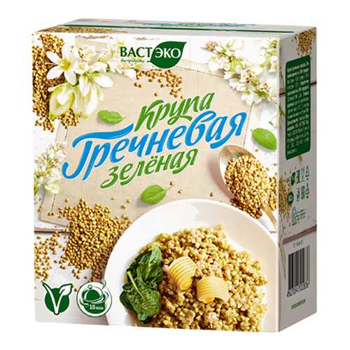 Крупа гречневая Вастэко зеленая 500 г в Верный