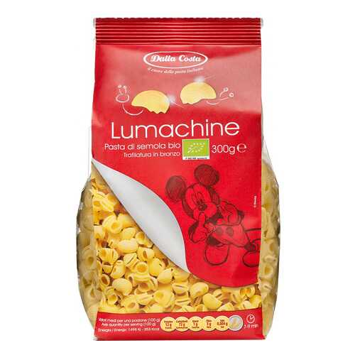 Макаронные изделия Dalla Costa lumachine bio Disney 300 г в Верный