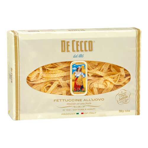 Макаронные изделия De Cecco fettuccine all'uovo 250 г в Верный