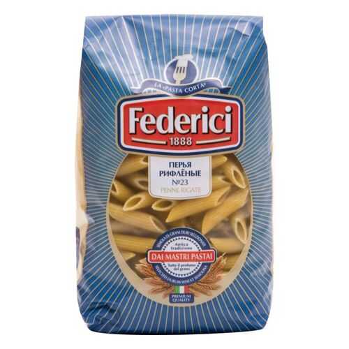 Макаронные изделия Federici penne rigate перья рифленые 500 г в Верный