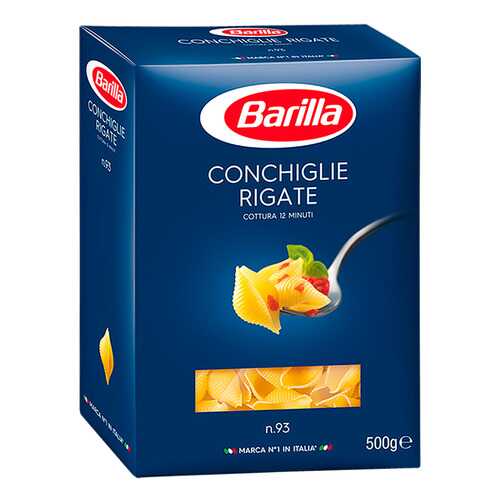 Макароны Barilla collezione конкилье ригате 500 г в Верный