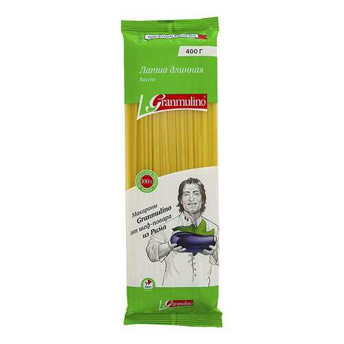 Макароны Granmulino лапша длинная группа А 400 г в Верный