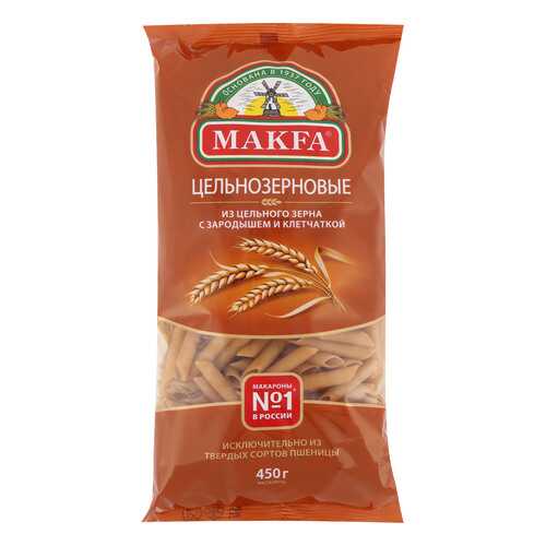 Макароны Makfa перья любительские цельнозерновые 450 г в Верный
