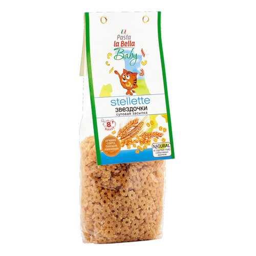 Макароны pasta la Bella baby звездочки суповая засыпка в Верный