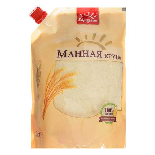 Манка Еврозлак 600г в Верный