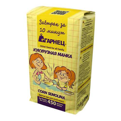 Манка кукурузная Garnec 450 г в Верный