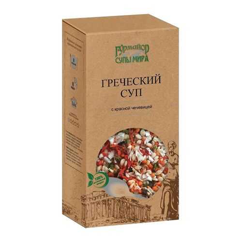 Супы мира Гурмайор греческий суп с красной чечевицей 210 г в Верный