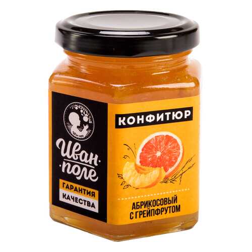 Конфитюр Иван-поле абрикосовый с грейпфрутом 230 г в Верный