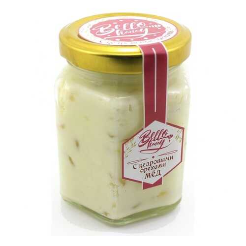 Крем-мед BelloHoney с кедровыми орехами 260 г в Верный